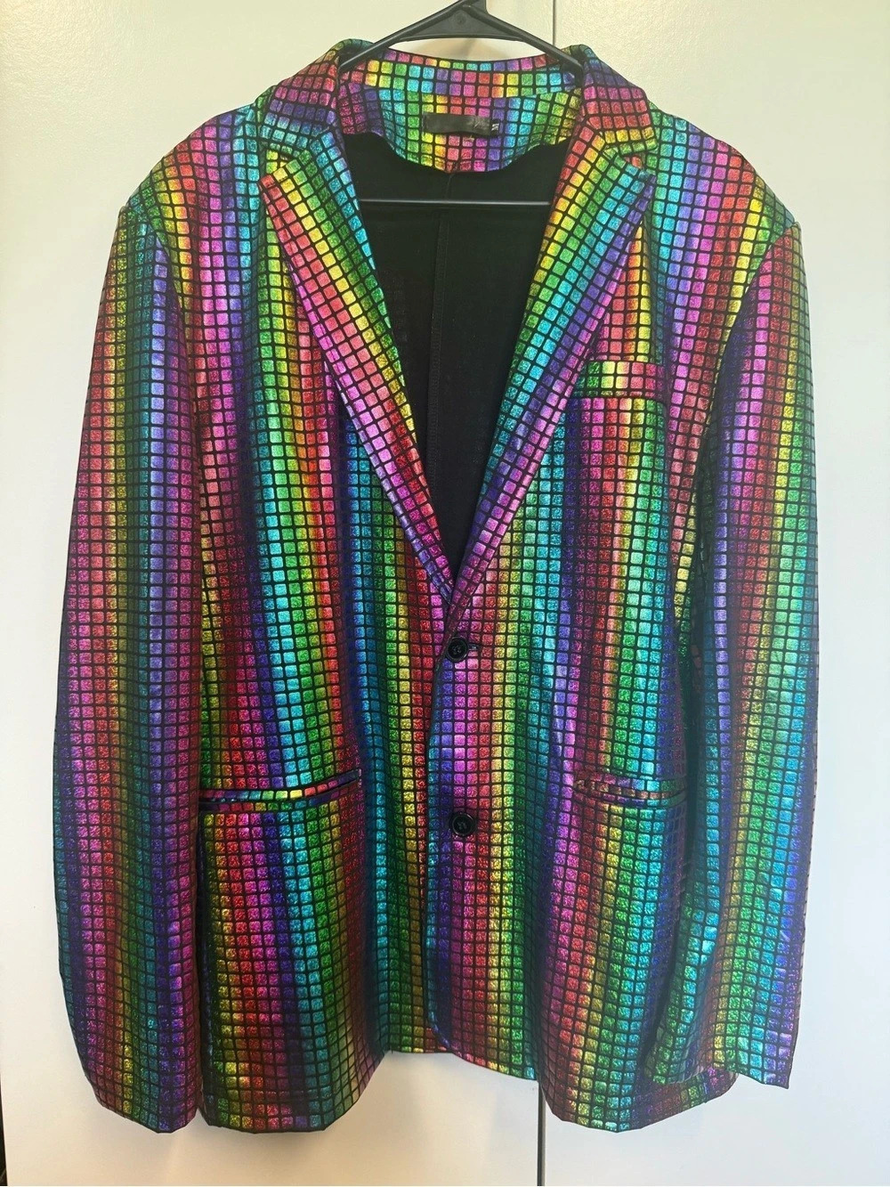 Rainbow Blazer Size Medium - Halloween. Disco. Gay pride. Festival